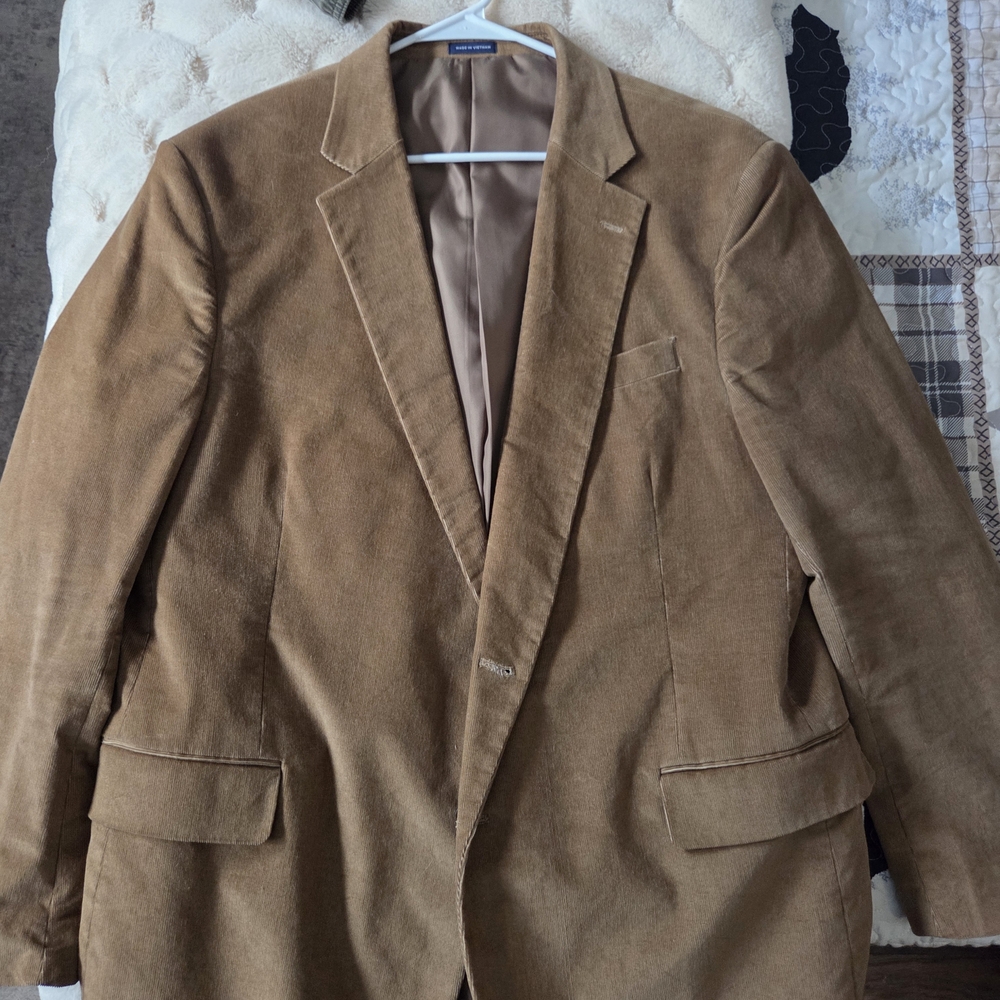 Stafford Brown Corduroy Blazer